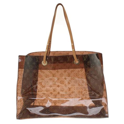 borsa louis vuitton in plastica trasparente|portafogli louis vuitton.